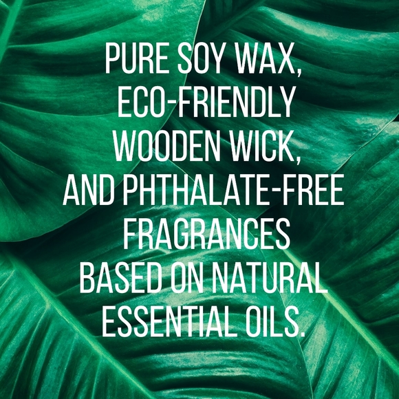 Driftwood Rose Soy Wax Candle with Wooden Wick and Botanicals - Picture 8 of 11